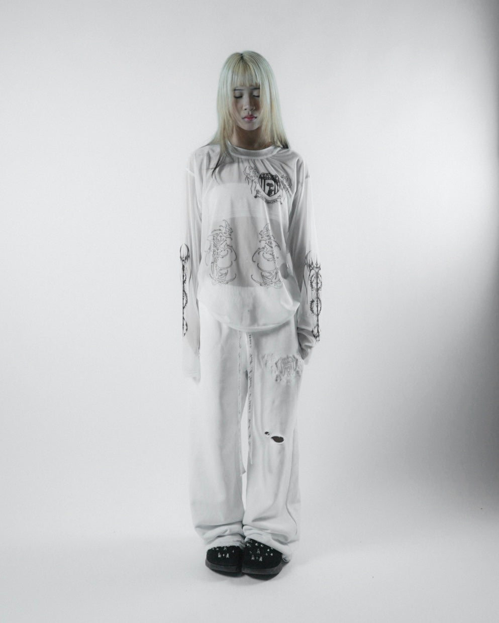 WHITE SOUL SWEATPANTS