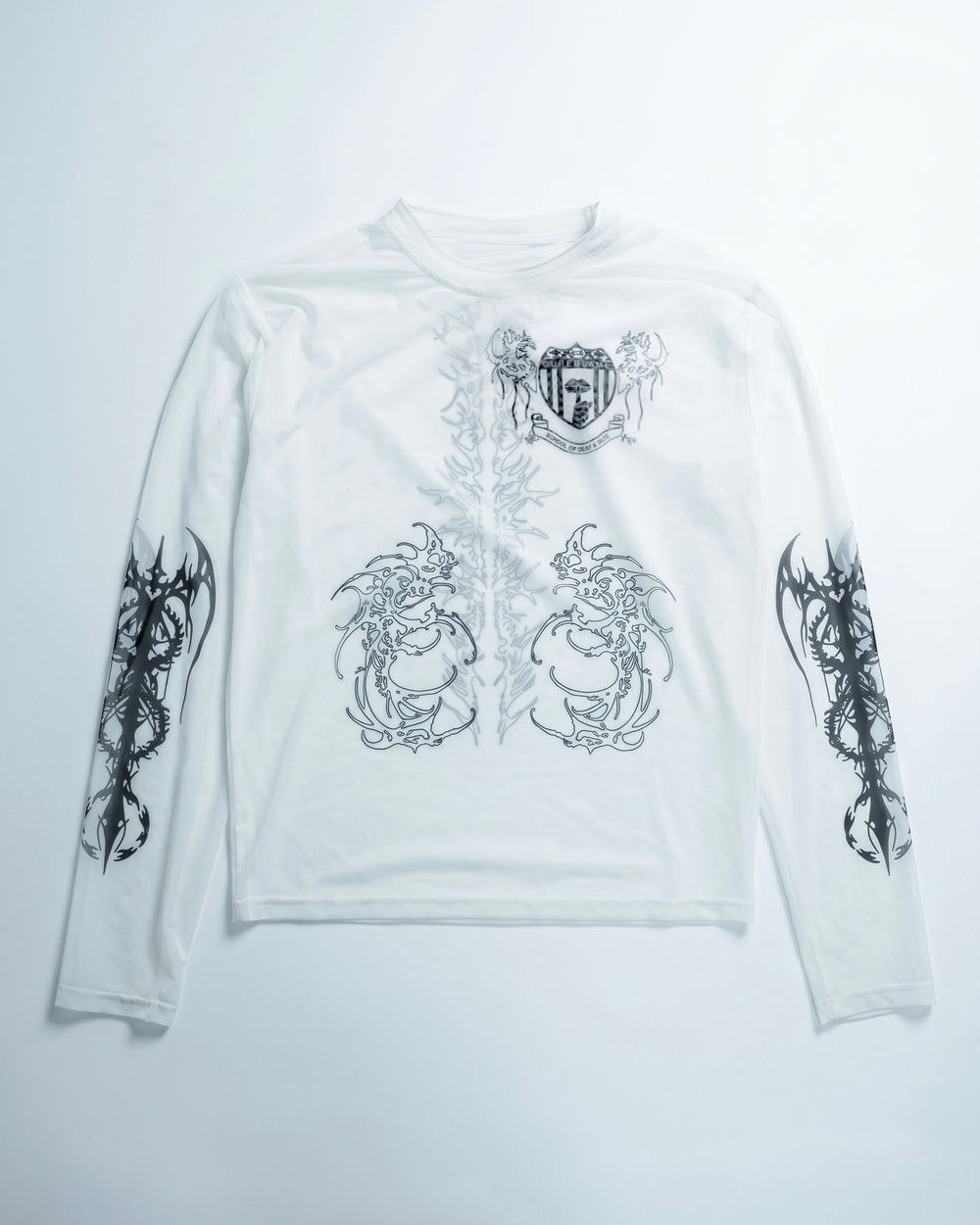 WHITE TATTOO LONGSLEEVE