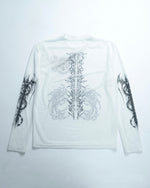 WHITE TATTOO LONGSLEEVE